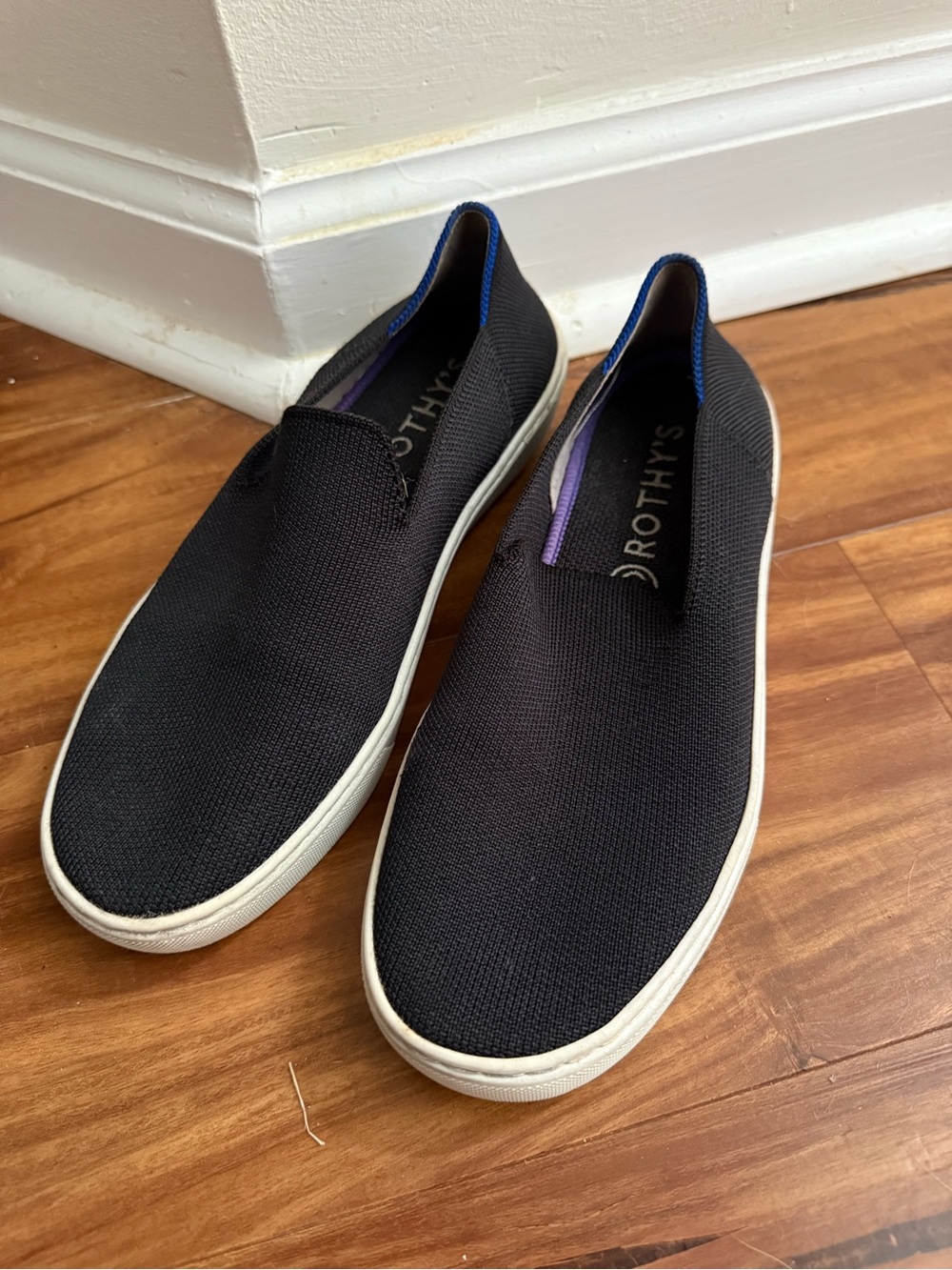 Rothy's Black Slip-On Sneakers